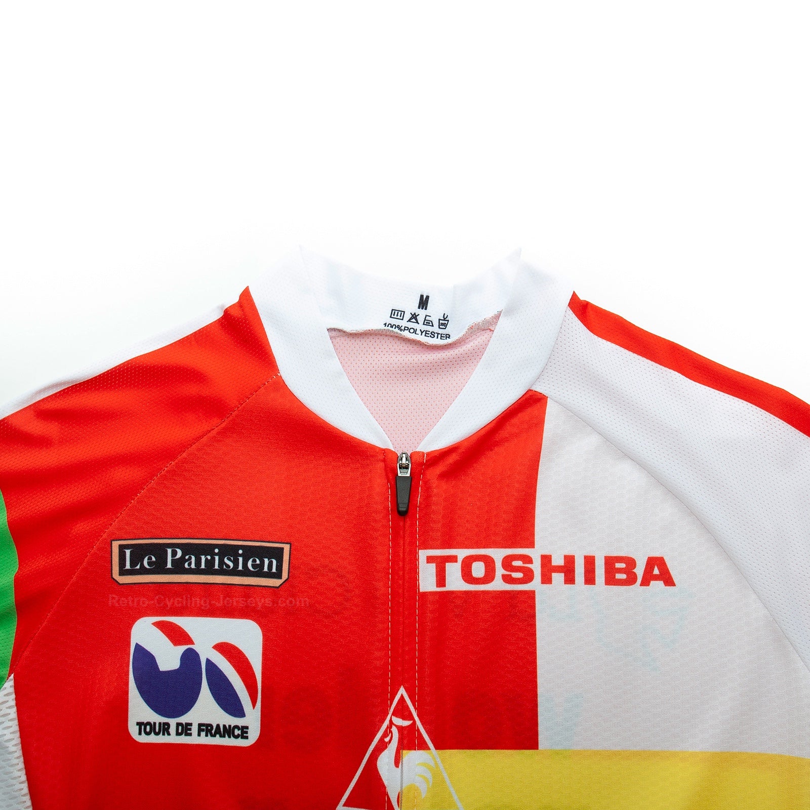 Maillot Cycliste Vintage Toshiba La Vie Claire Wonder - Années 80 - Taille XL