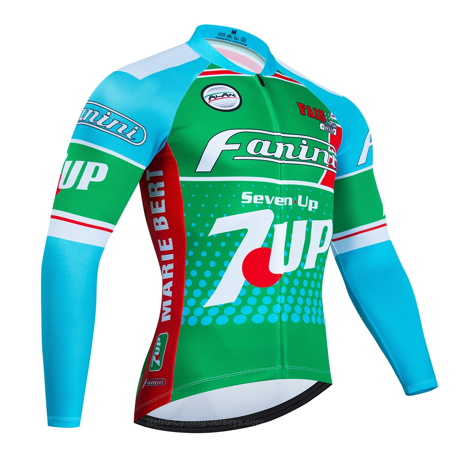 Fanini 7-Up Retro Cycling Jersey Long Set (with Fleece