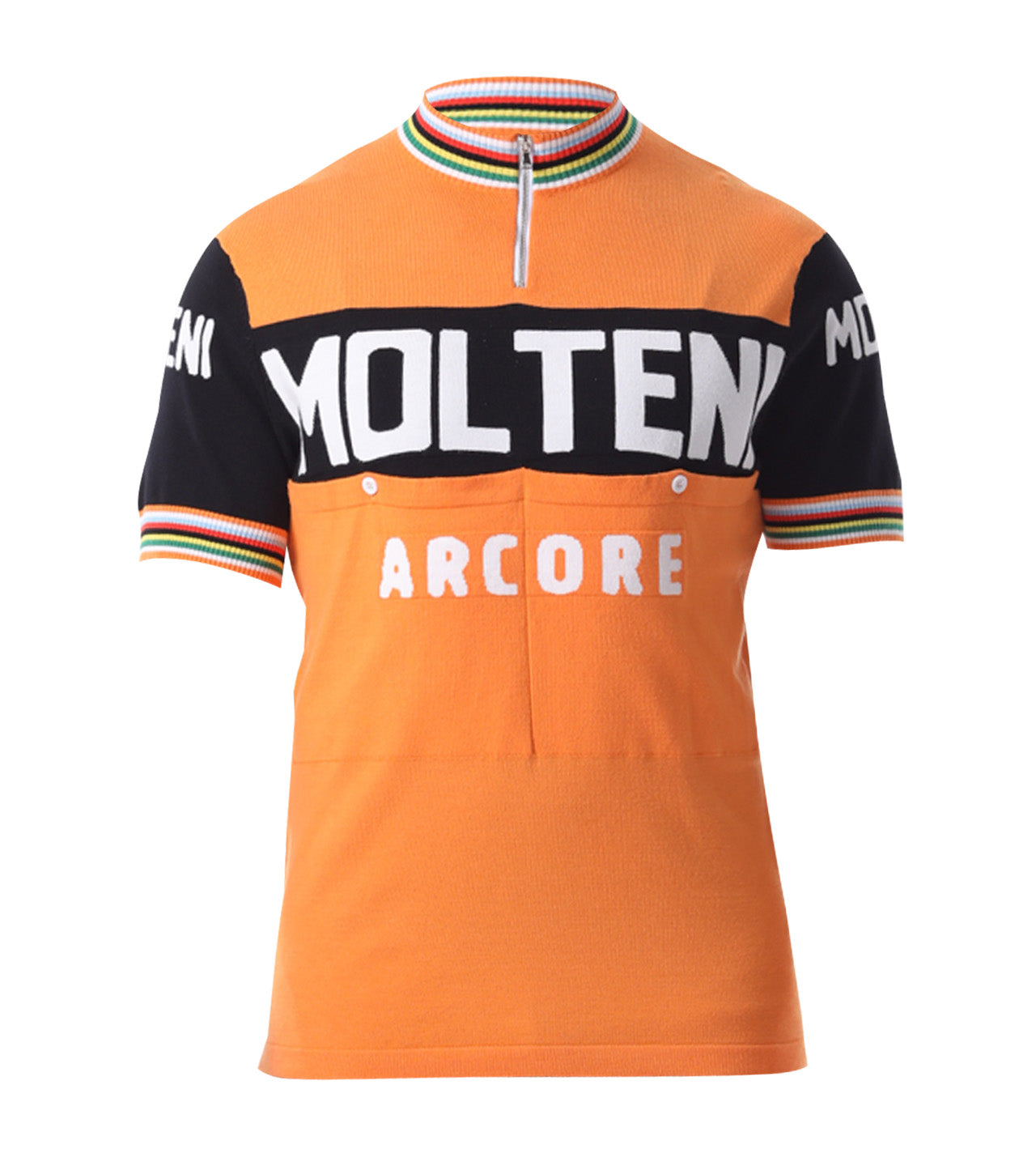 【新品】MOLTENI ARCORE サイクルジャージ Molteni Arcore Merino Wool Retro Cycling Jersey - Retro Cycling