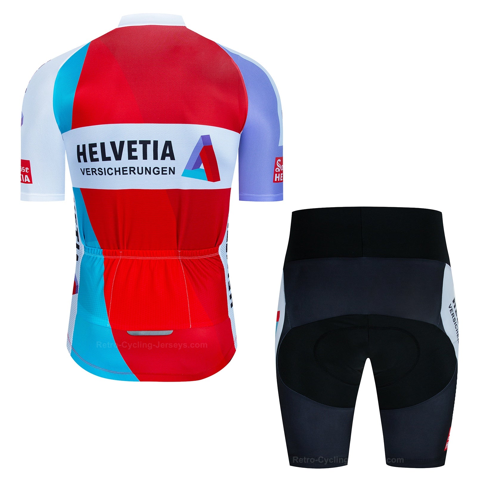 Helvetia La Suisse Retro Cycling Jersey Set - Retro Cycling Jerseys