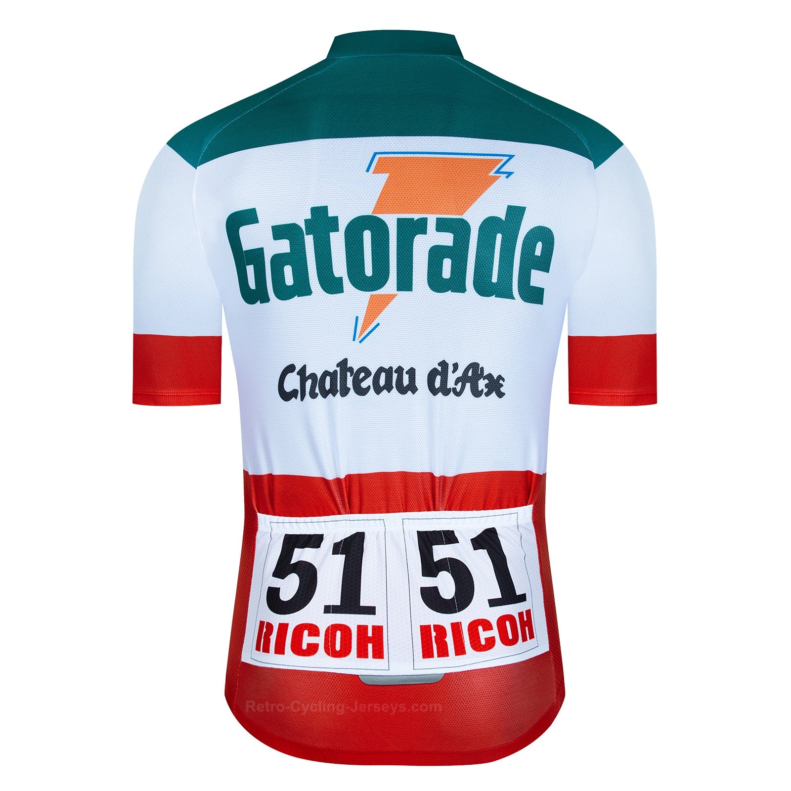 ヴィンテージ　サイクルジャージ（1992年ゲータレードシャトーダックス) Vintage 80s Gatorade Chateau D'ax Cycling Jersey