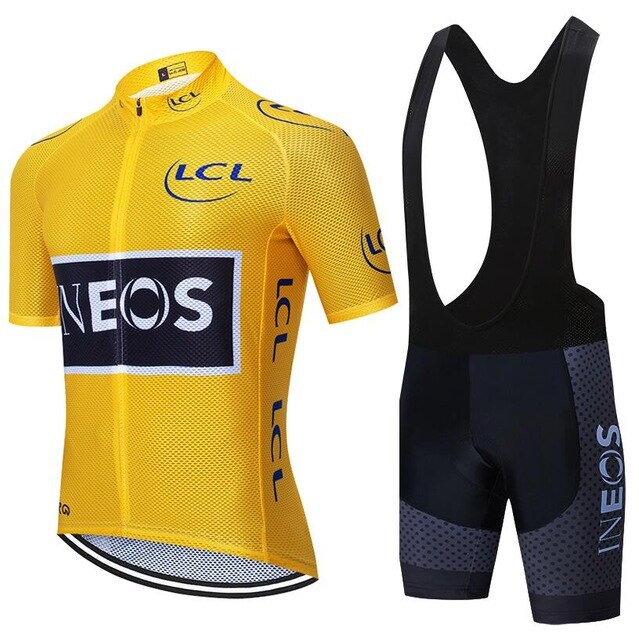 SALE-Team INEOS Cycling Jersey Set Retro Cycling Jerseys
