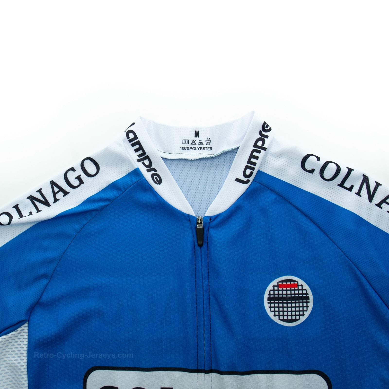 Maillot Cycliste Vintage Santini – Colnago Ambrosio Radia – Multicolore – Taille XL