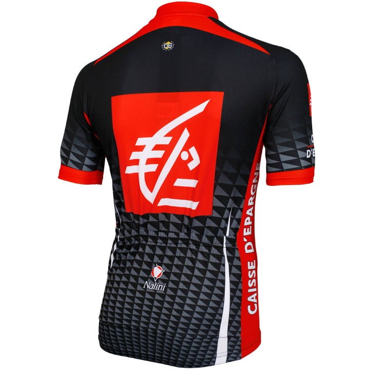 Caisse d'Epargne Black Retro Cycling Jersey - Retro Cycling Jerseys