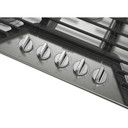 Whirlpool® 36-inch Gas Cooktop with EZ-2-Lift™ Hinged Cast-Iron Grates WCGK5036PS