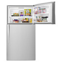 Whirlpool® 33" Wide Top-Freezer Refrigerator with Optional EZ Connect Icemaker Kit (Sold Separetely) WRT541SZDM