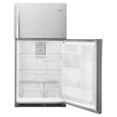 Whirlpool® 33" Wide Top-Freezer Refrigerator with Optional EZ Connect Icemaker Kit (Sold Separetely) WRT541SZDM