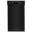 Whirlpool® Small-Space Compact Dishwasher with Stainless Steel Tub WDPS5118PB