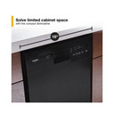 Whirlpool® Small-Space Compact Dishwasher with Stainless Steel Tub WDPS5118PB