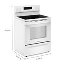 Whirlpool® 30-inch Electric Range with Steam Clean YWFES3330RW