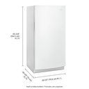 Whirlpool® 16 cu. ft. Upright Freezer with LED Lighting WZF34X16DW