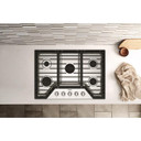 Whirlpool® 30-inch Gas Cooktop with Fifth Burner WCGK7030PS