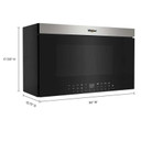 Whirlpool® Air Fry Over- the-Range Microwave Oven with Flush Built-in Design YWMMF7330RZ