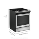 Maytag® 30-Inch Wide Electric Range with True Convection and Power Preheat - 6.4 CU. FT. YMES8800FZ