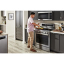 Kitchenaid® 30-Inch 5-Burner Gas Convection Range KFGG500ESS
