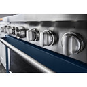 KitchenAid® 36'' Smart Commercial-Style Gas Range with 6 Burners KFGC506JIB