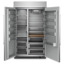 Kitchenaid® 30 Cu. Ft. 48" Built-In Side-by-Side Refrigerator with PrintShield™ Finish KBSN708MPS