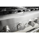 KitchenAid® 36'' Smart Commercial-Style Dual Fuel Range with 6 Burners KFDC506JMH