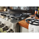 KitchenAid® 36'' Smart Commercial-Style Dual Fuel Range with 6 Burners KFDC506JAV