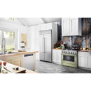 KitchenAid® 36'' Smart Commercial-Style Dual Fuel Range with 6 Burners KFDC506JAV