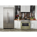 KitchenAid® 36'' Smart Commercial-Style Dual Fuel Range with 6 Burners KFDC506JAV