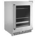 Kitchenaid® 24" Beverage Center with Glass Door and Metal-Front Racks KUBR314KSS