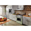 KitchenAid® 30'' Smart Commercial-Style Gas Range with 4 Burners KFGC500JAV