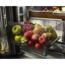 Kitchenaid® 23.8 cu. ft. 36" Counter-Depth French Door Platinum Interior Refrigerator with PrintShield™ Finish KRFC704FPS