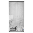Kitchenaid® 23.8 cu. ft. 36" Counter-Depth French Door Platinum Interior Refrigerator with PrintShield™ Finish KRFC704FPS