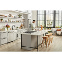 Kitchenaid® 23.8 cu. ft. 36" Counter-Depth French Door Platinum Interior Refrigerator with PrintShield™ Finish KRFC704FPS