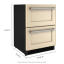 Kitchenaid® 24" Panel-Ready Undercounter Double-Drawer Refrigerator KUDR204KPA