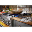 KitchenAid® 30'' Smart Commercial-Style Dual Fuel Range with 4 Burners KFDC500JYP