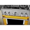 KitchenAid® 30'' Smart Commercial-Style Dual Fuel Range with 4 Burners KFDC500JYP