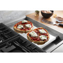 KitchenAid® 48'' Smart Commercial-Style Dual Fuel Range with Griddle KFDC558JBK