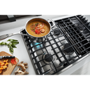 Kitchenaid® 36 5 Burner Gas Downdraft Cooktop KCGD506GSS