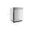 KitchenAid® 39 dBA Dishwasher in PrintShield™ Finish with Third Level Utensil Rack KDTE204KPS