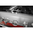 KitchenAid® 36'' Smart Commercial-Style Dual Fuel Range with 6 Burners KFDC506JSC