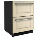 Kitchenaid® 24" Panel-Ready Undercounter Double-Drawer Refrigerator/Freezer KUDF204KPA