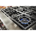 KitchenAid® 48'' Smart Commercial-Style Dual Fuel Range with Griddle KFDC558JPA