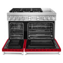 KitchenAid® 48'' Smart Commercial-Style Dual Fuel Range with Griddle KFDC558JPA