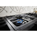 KitchenAid® 48'' Smart Commercial-Style Dual Fuel Range with Griddle KFDC558JSS