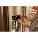 Kitchenaid® 26.8 Cu. Ft. Standard-Depth French Door Refrigerator with Exterior Ice and Water Dispenser KRFF577KPS