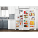 Amana® 33-inch Side-by-Side Refrigerator with Dual Pad External Ice and Water Dispenser ASI2175GRW
