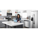 Amana® 33-inch Side-by-Side Refrigerator with Dual Pad External Ice and Water Dispenser ASI2175GRS