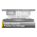 Whirlpool® 36-Inch French Door Refrigerator with Interior Water Dispenser - 31 cu. ft. WRFF3336SZ