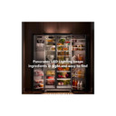 Kitchenaid® 20.8 Cu. Ft. Counter-Depth Side-by-Side Refrigerator with Exterior Ice and Water Dispenser in PrintShield™ Finish KRSC536RPS