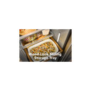 Kitchenaid® 20.8 Cu. Ft. Counter-Depth Side-by-Side Refrigerator with Exterior Ice and Water Dispenser in PrintShield™ Finish KRSC536RPS