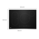 Whirlpool® 30" Intelligent Induction Cooktop with Temp Cook™ Technology WCIT7030SS Whirlpool® 30" Intelligent Induction Cooktop with Temp Cook™ Technology WCIT7030SS