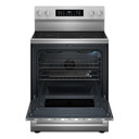 Maytag® 30-Inch Wide Freestanding Electric Range with Grill Mode and No Preheat Air Fry - 5.3 Cu. Ft. YMFES7030SZ Maytag® 30-Inch Wide Freestanding Electric Range with Grill Mode and No Preheat Air Fry - 5.3 Cu. Ft. YMFES7030SZ