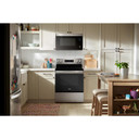 Whirlpool® 30-inch Electric Range with Air Cooking Technology YWFES4530SB